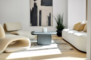 Modern interior design and decoration services combining aesthetics, comfort, and functionality by MK Engineers Mykonos.